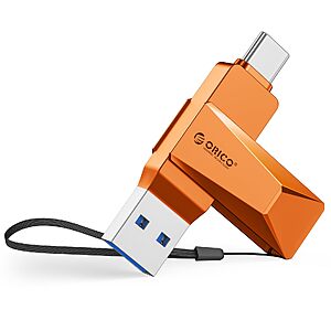 ORICO 128GB USB C Flash Drive 150MB/S $14.49