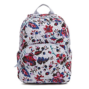Vera Bradley Women's Outlet Cotton Essential Backpack Vineyard Floral $29.99