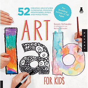 AMZ PRIME DEAL: $9.42 Art Lab for Kids: 52 Creative Adventures in Drawing, Painting, Printmaking, Paper, and Mixed Media-For Budding Artists of All Ages