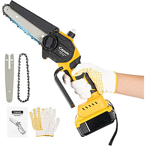 Amazon - Ceyodo 6" Cordless Mini Chainsaw - $14.34-$39.99 w/ Coupon + Price Deal