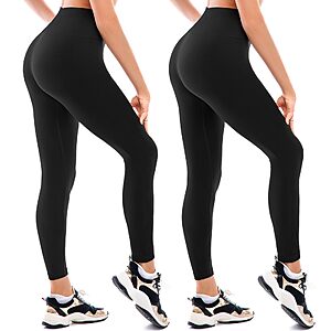 Amazon - Walifrey Women's Fleece-Lined Leggings 2-Pack - $7.14-$9.34 w/ Code