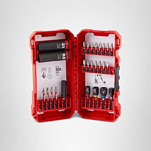 $21.88* | Milwaukee Electric Tool 48-32-4408 Shockwave Drive & Fasten Bit Set at Amazon