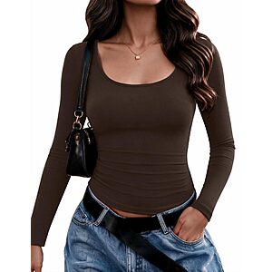 Zeagoo Long Sleeve Tops for Women $5.99