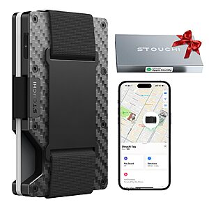 Amazon - Stouchi Find My Trackable RFID-Blocking Wallet - $10.99 w/ Code