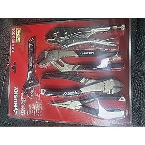 YMMV- $6 - Husky- 5-Piece Pliers and Wrench Set