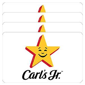 Carl's Jr Four Restaurant $25 eGift Cards ($100 Value) $79.99 Costco.com E mail Delivery