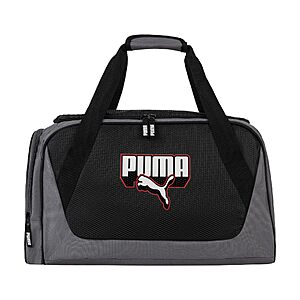 PUMA Form Factor Duffel Bag, Black/Cool Dark Grey/Red, One Size $14.45
