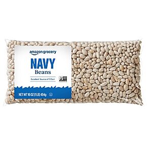 Amazon Grocery, Navy Beans, 16 Oz (Previously Amazon Fresh, Packaging May Vary)~$0.95 With S&S @ Amazon~Buy 4 & Save More!