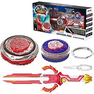 Infinity NADO S6 Advanced Pack Blazing War Bear Attack Type Metal Glowing Spinning Battle Top Set w/ Sword Launcher $13.49 + Free Shipping w/ Prime or on $35+