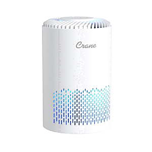Crane True HEPA Air Purifier, Up To 150Sq. Ft., With Aroma Tray, Night Light, Adjustable Fan Speed and Timer Function $18.15