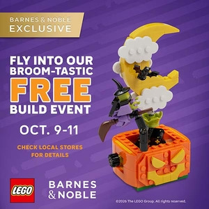 Barnes and Noble: Oct 9-11 Free Halloween Lego Build Event
