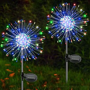 2-Pack 120 LED Yaafen Solar Firework Starburst Garden Lights (Multicolor) $8.99 + Free Shipping w/ Prime or on $35+