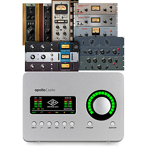 Universal Audio Apollo Solo Heritage Edition Thunderbolt 3 Audio Interface w/ UAD DSP $558.70 + Free Shipping
