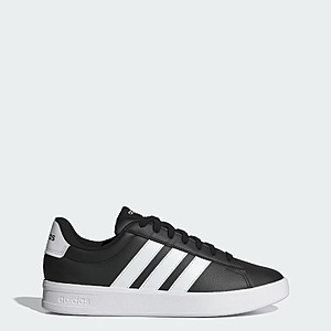 adidas Men's Grand Court 3.0 Shoes (Core Black / Cloud White / Cloud White) $27.3