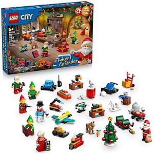 $25* | 252-Pc LEGO City Advent Calendar 2026 Building Toy at Amazon