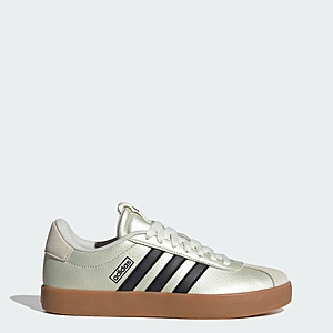 $20.40: adidas women VL Court 3.0 Shoes(lce Gold Met./ Core Black/ Off White, Size 5~11) at ebay