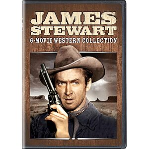 James Stewart 6-Movie Western Collection (DVD) $9.86 + Free Shipping w/ Prime or on $35+