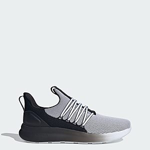 Adidas men's Lite Racer Adapt 7.0 Shoes Cloud White/Core Black - $21 + Free Shipping