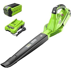 $79.99* | Greenworks 40V Cordless 135 CFM Leaf Blower w/ 2.0 Ah Battery & Charger at Amazon
