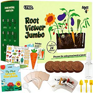 Large Root Viewer Kit for Kids STEM Science Toy Growing Kits for Ages 4, 5, 6, 7, 8, 9,10 Birthday Gifts for Boys Girls $19.99 + Free Shipping