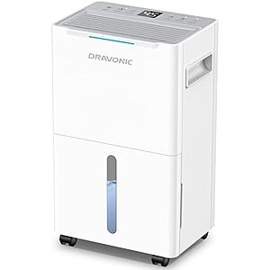 [AC] $68.19* | 1500 Sq. Ft. 21-Pint Dravonic Dehumidifier w/ Drain Hose, 3 Modes & 24H Timer at Amazon