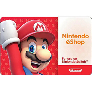 $70: Nintendo eShop $70 Gift Card (Email Delivery) + Nintendo eShop $10 Gift Card (Email Delivery)