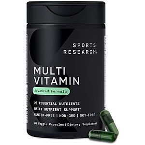 [SnS, AC] $13.43 | 60-Count Sports Research Multivitamin w/ 23 Essential Micronutrients at Amazon