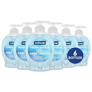 [SnS, AC] $32.41* | 6 × 6-Pack 7.5-Oz Softsoap Liquid Hand Soap (Fresh Breeze) ($5.40 each) at Amazon (90￠ each)