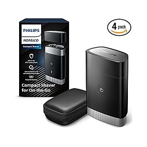 Philips Norelco Portable Electric Shaver, Black $42.39