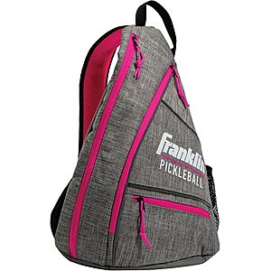 Franklin Sports 30L Pickleball-X Elite Performance Sling Bag (Gray/Pink) $7.44 + Free Shipping w/ Prime or on $35+