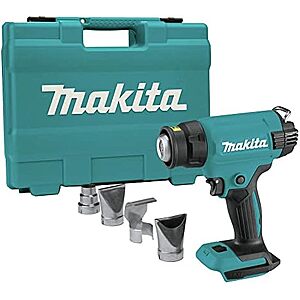 $157.99* | Makita XGH02ZK 18V LXT® Lithium-Ion Cordless Variable Temperature Heat Gun, Tool Only at Amazon