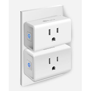 Kasa Smart Plug Ultra Mini 15A, EP10P2, Smart Home Wi-Fi Outlet 2 Pack - $10.46 after Prime Visa CB $13.95