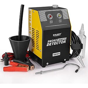 [AC] $44.24* | Automotive Smoke Machine Leak Detector - 12V DC EVAP Vacuum Diagnostic Tester for Pipe System at Amazon