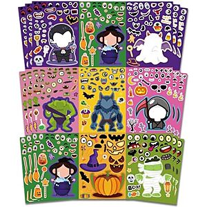 $3.99* | 24-Sheet Riccioofy DIY Halloween Stickers for Kids at Amazon