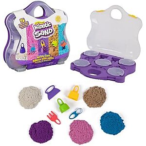 $7.26* | 2-Pounds Kinetic Play Sand w/ 5 Tools & Reusable Storage at Amazon