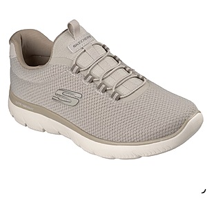 Skechers Men's Summits Comfort Slip-On Lifestyle Sneakers, Regular or Wide - Taupe - $34