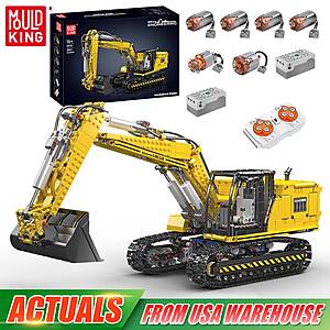 Mould King Technical Motorized Excavator Building Block Set, Model #13112 (MOC-2513) $93 + Free S/H