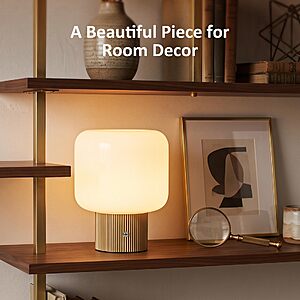 Cordless Rechargeable Mushroom Table Lamp with 3 Color Temps LED Dimmable $39.99