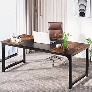 Tribesigns Modern Computer Desk Large Office Desk Computer Table Study Writing Desk Workstation for Home Office $105.10 + Free Shipping