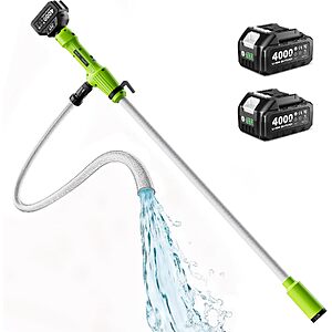[Prime] TaskStar 720GPH Cordless Stick Transfer Pump for Water & Diesel w/ 2.2" Slim Head & 2x 4.0Ah Batteries $64.79 + Free Shipping