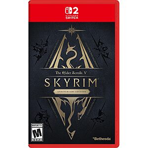 The Elder Scrolls V: Skyrim Anniversary Edition (Switch 2 CIB) $49.99 + Free Shipping