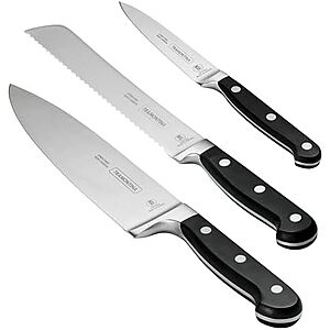 [AC] $46.54 | Tramontina Pro Series Forged 3-Piece Precision Kitchen Knife Set at Amazon