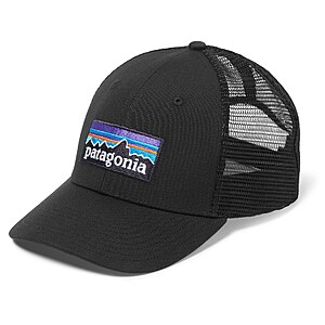 Patagonia Men's P-6 LoPro Trucker Hat (Black) $18.85 + Free Pickup