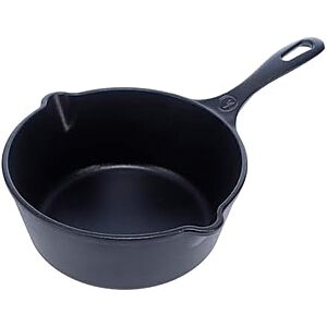[AC] $10.77* | 2-Quart Victoria Cast Iron Saucepan at Amazon