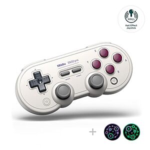 [Prime] $35.99* | 8Bitdo SN30 Pro Wireless Bluetooth Controller w/ Hall Effect Joysticks (2 Colors) at Amazon