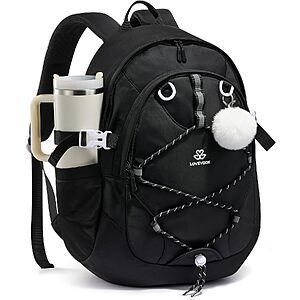 28L Lovevook Laptop Backpack w/ 15.6" Laptop Pocket (Black) $11.99 + Free Shipping w/ Prime or on $35+
