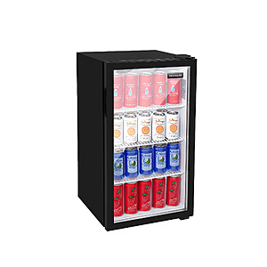 Frigidaire 3.3 Cu. Ft. NSF Certified Commercial Beverage Refrigerator w/ Tempered Glass Door (120-Can) $199 + Free Shipping