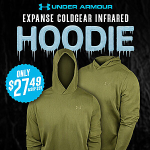 Under Armour Expanse Men's ColdGear Infrared Hoodie (Sm. to 2XL) $27.49 + Free Shipping
