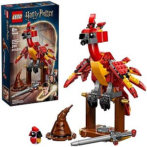 $16.09 | 299-Piece LEGO Harry Potter: Chamber of Secrets - Fawkes: Dumbledore's Phoenix (76448, 2025) at Amazon