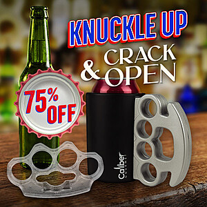 Caliber Gourmet Bottle Opener & Coozie Pack 75% Off from $2.75 + Free Shipping $25+